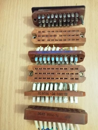 Лот: 24895891. Фото: 1. Разъемы РП14-30. 3 комплекта. Разъёмы