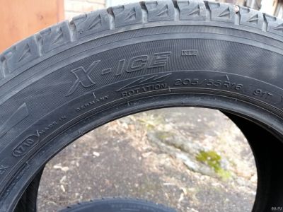 Лот: 14949503. Фото: 1. Michelin X-Ice 205/55 R16 4 шт... Шины
