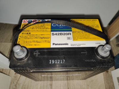 Лот: 20523787. Фото: 1. АКБ Panasonic AGM S42B20R. Аккумуляторы