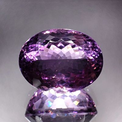Лот: 21512928. Фото: 1. 47.08 ct. Аметист овал. Боливия... Драгоценные и поделочные камни