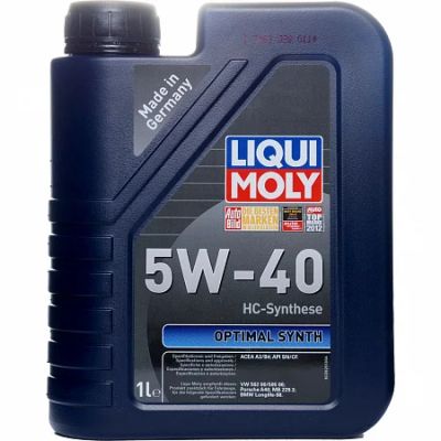 Лот: 10805577. Фото: 1. Масло моторное Liqui Moly Optimal... Масла, жидкости