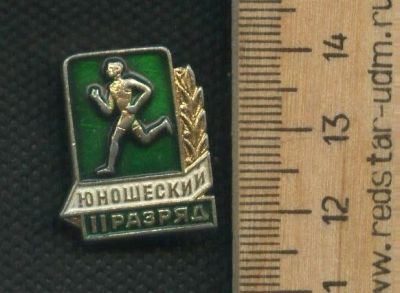 Лот: 17753636. Фото: 1. (№9659) значки Юношеский 2 разряд. Другое (значки, медали, жетоны)