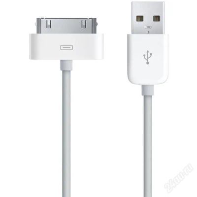 Лот: 960065. Фото: 1. Apple USB Cable. Зарядные устройства, блоки питания, адаптеры сетевые для смартфонов