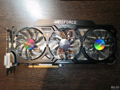 Лот: 14228383. Фото: 1. Видеокарта GeForce GTX 770 WindForce... Видеокарты