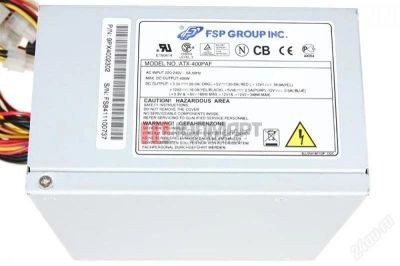Лот: 777690. Фото: 1. Блок питания FSP Group ATX-400PAF... Корпуса, блоки питания