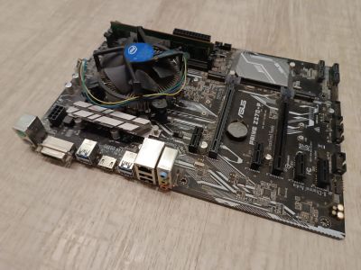 Лот: 25071429. Фото: 1. Материнская плата Asus Prime Z270-p... Материнские платы