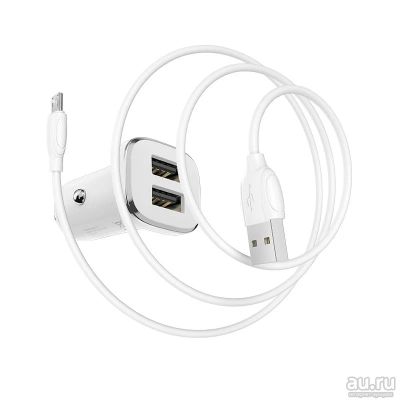 Лот: 18208656. Фото: 1. Автомобильный адаптер BZ12 2USB... Зарядные устройства, блоки питания, адаптеры сетевые для смартфонов
