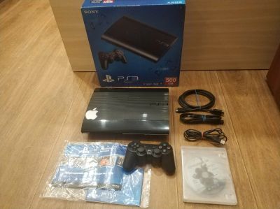 Лот: 12195944. Фото: 1. Sony Playstation 3 (ps3) + Диск... Игровые приставки, консоли