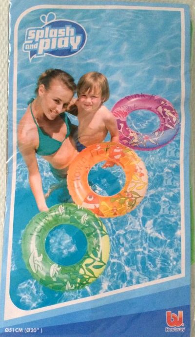 Лот: 5498232. Фото: 1. Круг надувной для плавания детский... Игрушки для купания