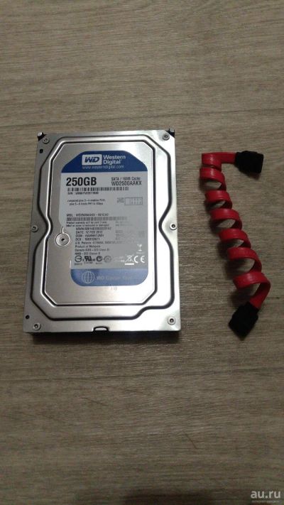 Лот: 12981411. Фото: 1. HDD 250gb 7200 Sata ( Без Бэдов... Жёсткие диски (HDD)