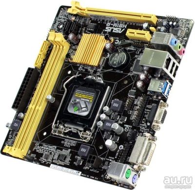 Лот: 9201918. Фото: 1. Материнская плата MB ASUS H81M-R... Материнские платы