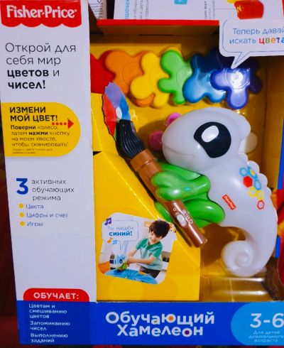 Лот: 14567105. Фото: 1. Новый обучающий хамелеон Fisher... Развивающие