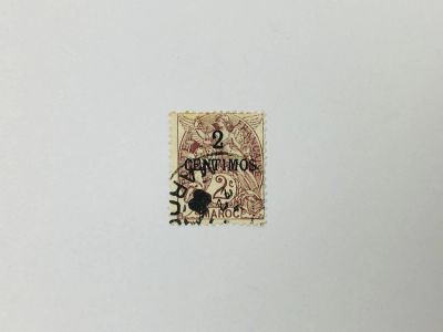 Лот: 23963449. Фото: 1. Французские марки в Марокко с... Марки