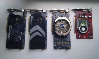 Лот: 730788. Фото: 1. 2шт. GeForce 9600 GSO 550Mhz 384mb... Видеокарты