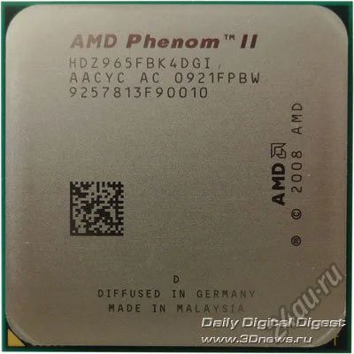 Лот: 5816342. Фото: 1. процессор AMD Phenom II X4 965... Процессоры