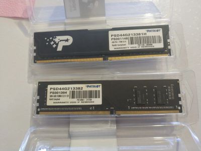 Лот: 15987736. Фото: 1. Patriot PSD44G213381H, PSD44G213382... Оперативная память