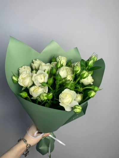 Лот: 25577696. Фото: 1. 3. Букет - комплимент из кустовых... Свежие цветы