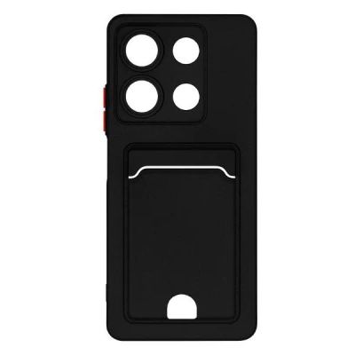 Лот: 25324483. Фото: 1. Чехол DF для Infinix Note 30 Black... Чехлы, бамперы