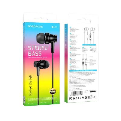 Лот: 22145907. Фото: 1. Гарнитура BOROFONE BM67 Black. Наушники, гарнитуры