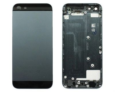 Лот: 7783667. Фото: 1. Корпус iPhone 5 черный 2кл. Корпуса, клавиатуры, кнопки