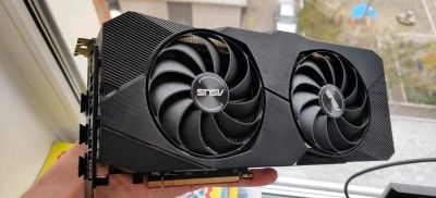 Лот: 18167044. Фото: 1. ASUS Radeon RX5700XT DUAL OC EVO... Видеокарты