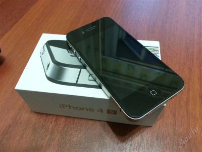 Лот: 2342734. Фото: 1. iPhone 4S 16 Gb Black Sim Free... Смартфоны
