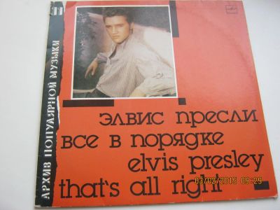 Лот: 5047076. Фото: 1. Виниловая пластинка Элвис Пресли... Аудиозаписи