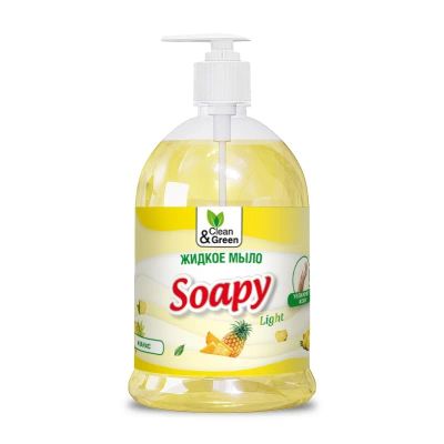 Лот: 20583378. Фото: 1. Жидкое мыло "Soapy" эконом "Ананас... Бытовая химия