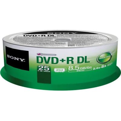 Лот: 11285867. Фото: 1. Диск Sony dvd+r dl 8.5gb. CD, DVD, BluRay