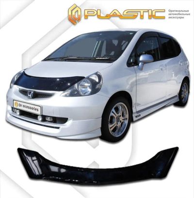 Лот: 13002339. Фото: 1. Дефлектор капота HONDA FIT 2001-2007г. Детали тюнинга