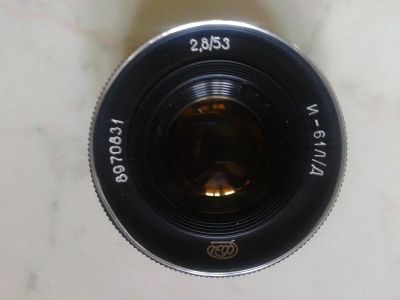 Лот: 9822513. Фото: 1. Фотообъектив Индустар-61л/д (ФЭД... Объективы