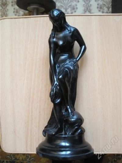 Лот: 2750635. Фото: 1. Эротика. Купальщица. Касли. Чугун... Предметы интерьера и быта