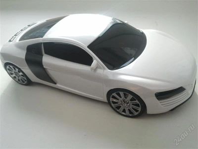 Лот: 2217295. Фото: 1. портативная колонка audi r8 white... Музыкальные центры, магнитолы