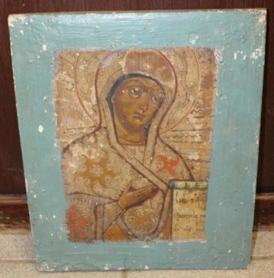 Лот: 5821338. Фото: 1. Богородица Чиновая Хохлома. Иконы