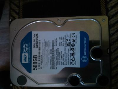 Лот: 4652596. Фото: 1. Винтчестер 500г. Жёсткие диски (HDD)