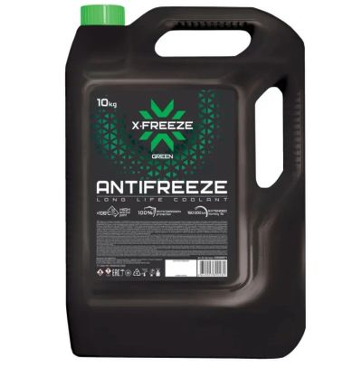 Лот: 16773588. Фото: 1. Антифриз X-Freeze зеленый 10 кг. Масла, жидкости