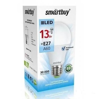 Лот: 8082316. Фото: 1. Лампа светодиодная Smartbuy A60... Другое освещение