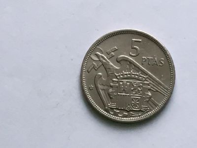Лот: 12747017. Фото: 1. Испания, 5 песет. 1957 год. Европа