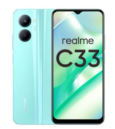 Лот: 20545956. Фото: 1. Смартфон Realme C33 4/128GB, Blue. Смартфоны