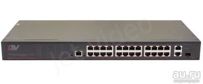 Лот: 13686683. Фото: 1. LTV NSF-2724 390 коммутатор poe. Видеонаблюдение