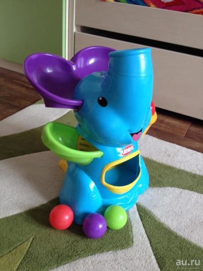 Лот: 6965928. Фото: 1. Развивающая игрушка слоник Playskool... Развивающие