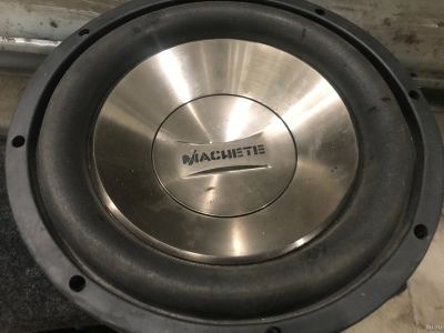 Лот: 14069940. Фото: 1. Alphard machete ms-10d2 + короб... Сабвуферы