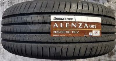 Лот: 19320368. Фото: 1. шины 265/60 R18 Bridgestone Alenza... Шины