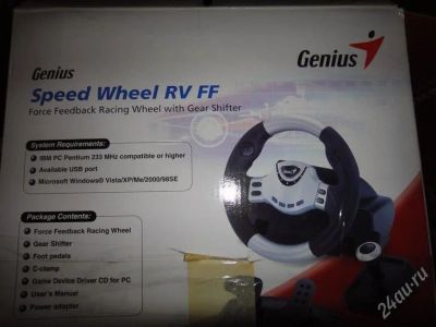 Лот: 1282284. Фото: 1. Копьютерный руль Genius Speed... Рули, джойстики