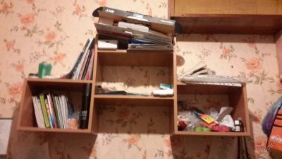 Лот: 5699440. Фото: 1. Полка деревянная навесная (ЦЕНА... Полки, стеллажи, этажерки