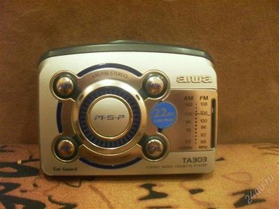 Лот: 2329811. Фото: 1. Кассетный плеер AIWA. Плееры
