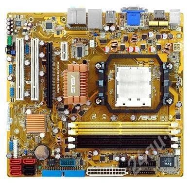 Лот: 300728. Фото: 1. Материнская плате M3A78-EMH HDMI... Материнские платы