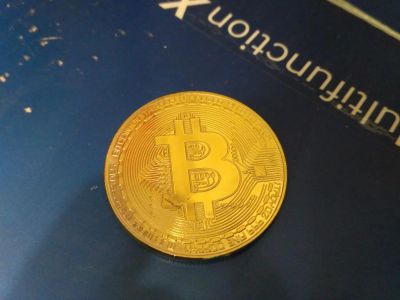 Лот: 10925945. Фото: 1. Монета Bitcoin (биткоин). Талисманы, амулеты, предметы для магии