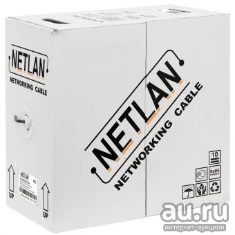 Лот: 15071768. Фото: 1. Витая пара внутренняя 5E Netlan... Провода, кабели