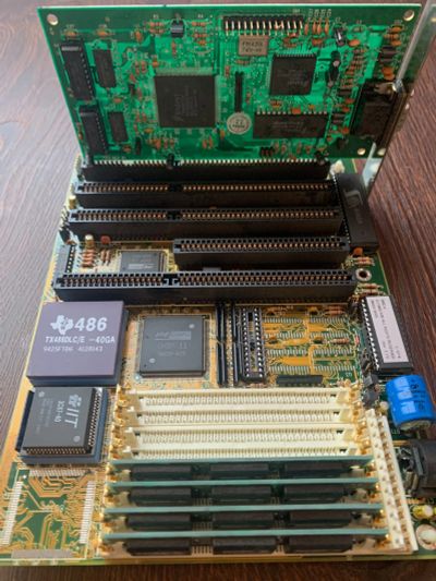 Лот: 17065421. Фото: 1. Материнская плата+видеокарта IBM486. Материнские платы